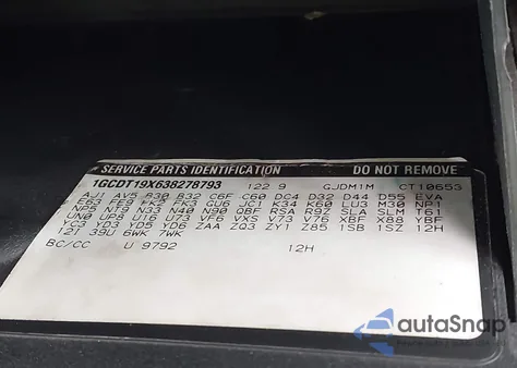 2003 Chevrolet S-10 Ls z USA, uszkodzony, nr VIN 1GCDT19X638278793